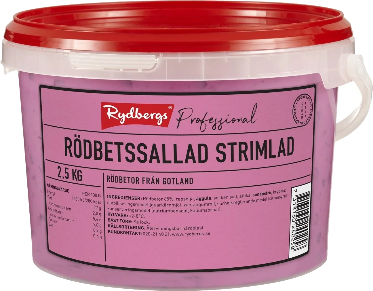 Rödbetssallad strimlad