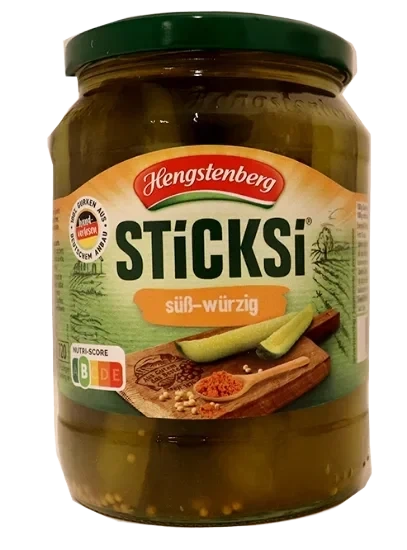 Hengstenberg Syltede Agurker Søte