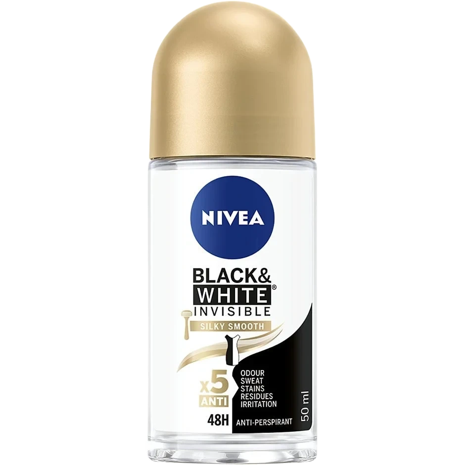 NIVEA Deo Rollon Black & White Silky Smooth