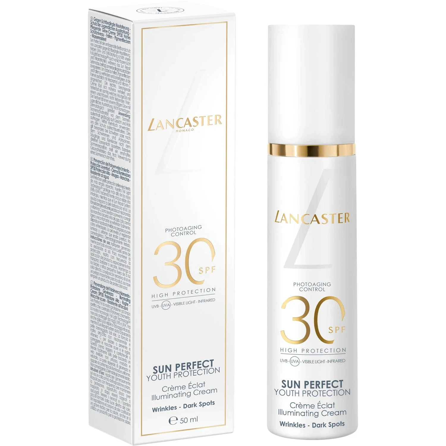 Lancaster Sun Perfect Illuminating Cream SPF30 High Protection 50 ml