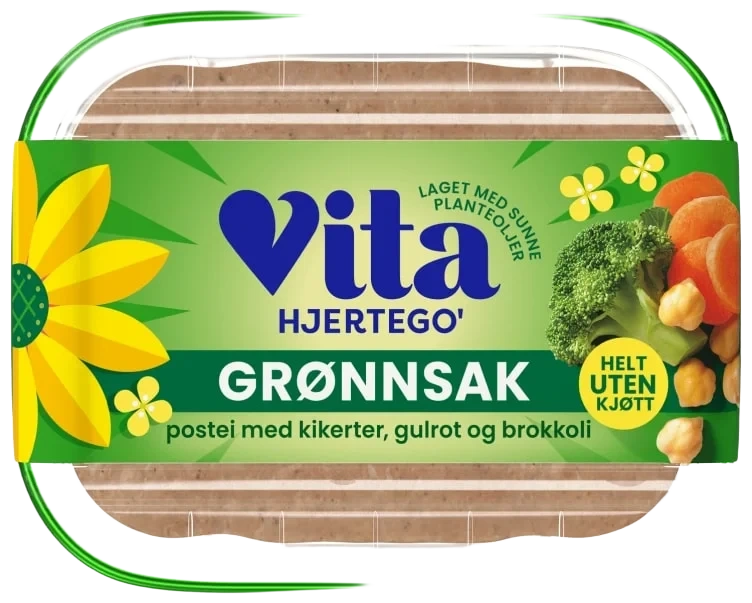 Grønnsakspostei 175g Vita Hjertego