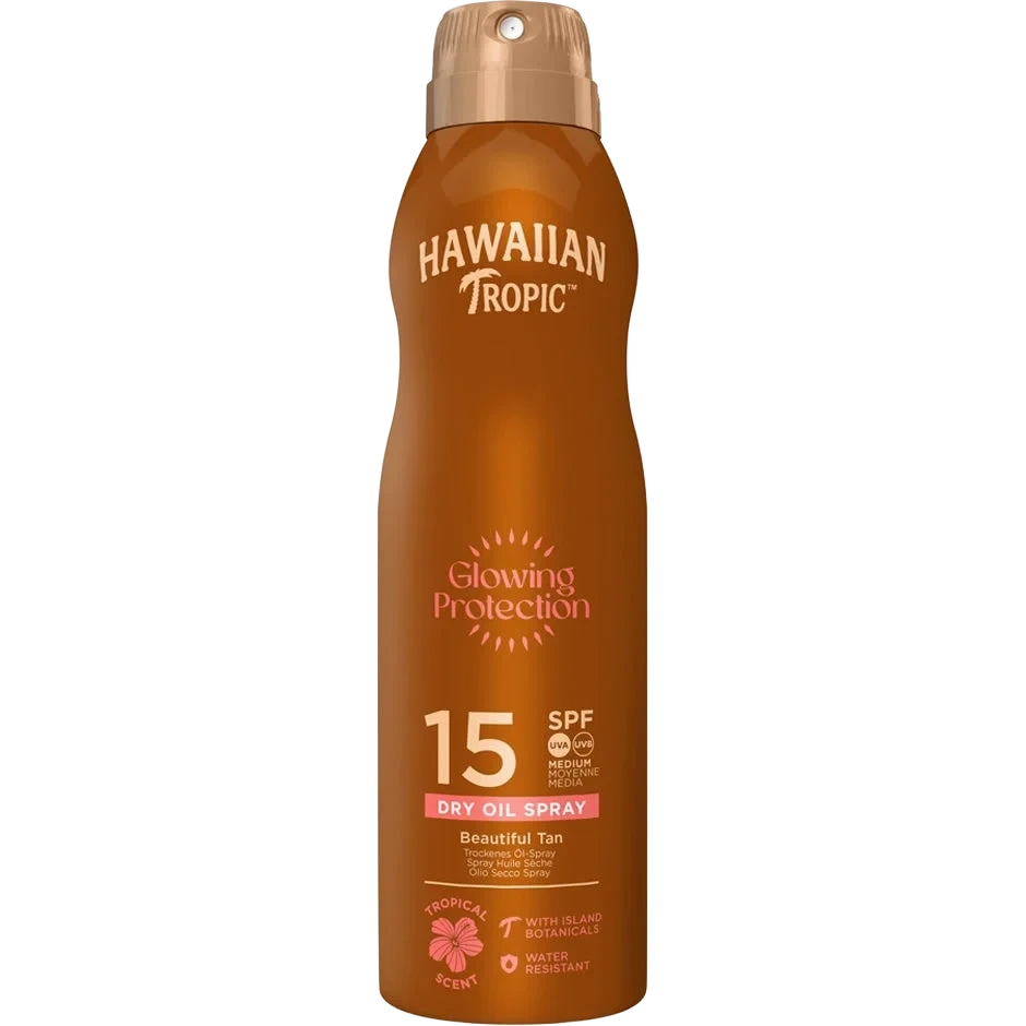 Hawaiian Tropic Glowing Protection Oil C-Spray SPF15 177 ml