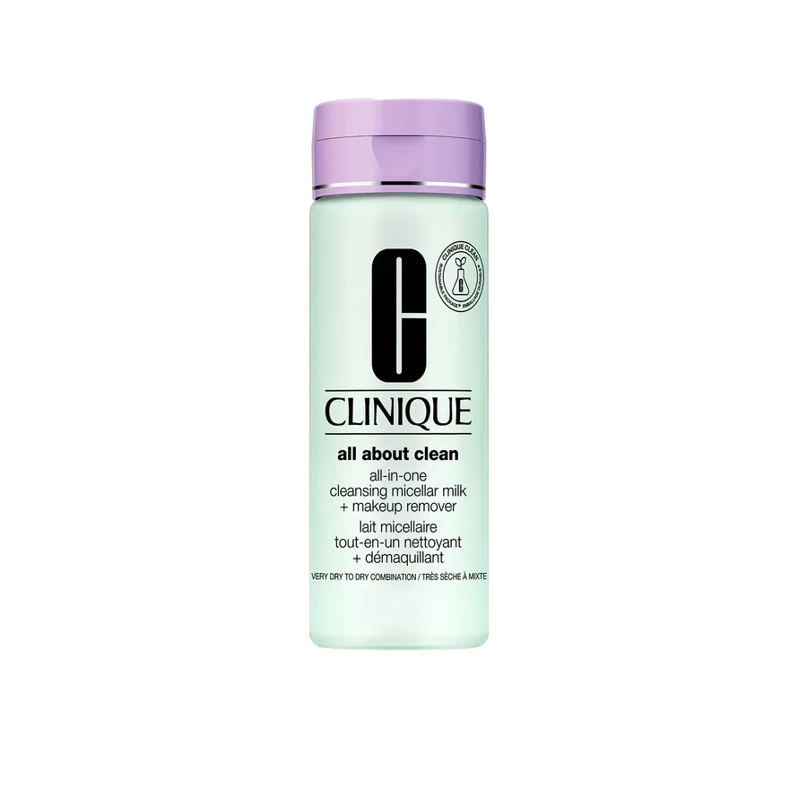 Clinique All About Clean Micellar Milk + Makeup Remover Very Dry to Combination Skin 200 ml