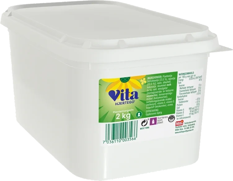 Vita myk plantemargarin   2kg