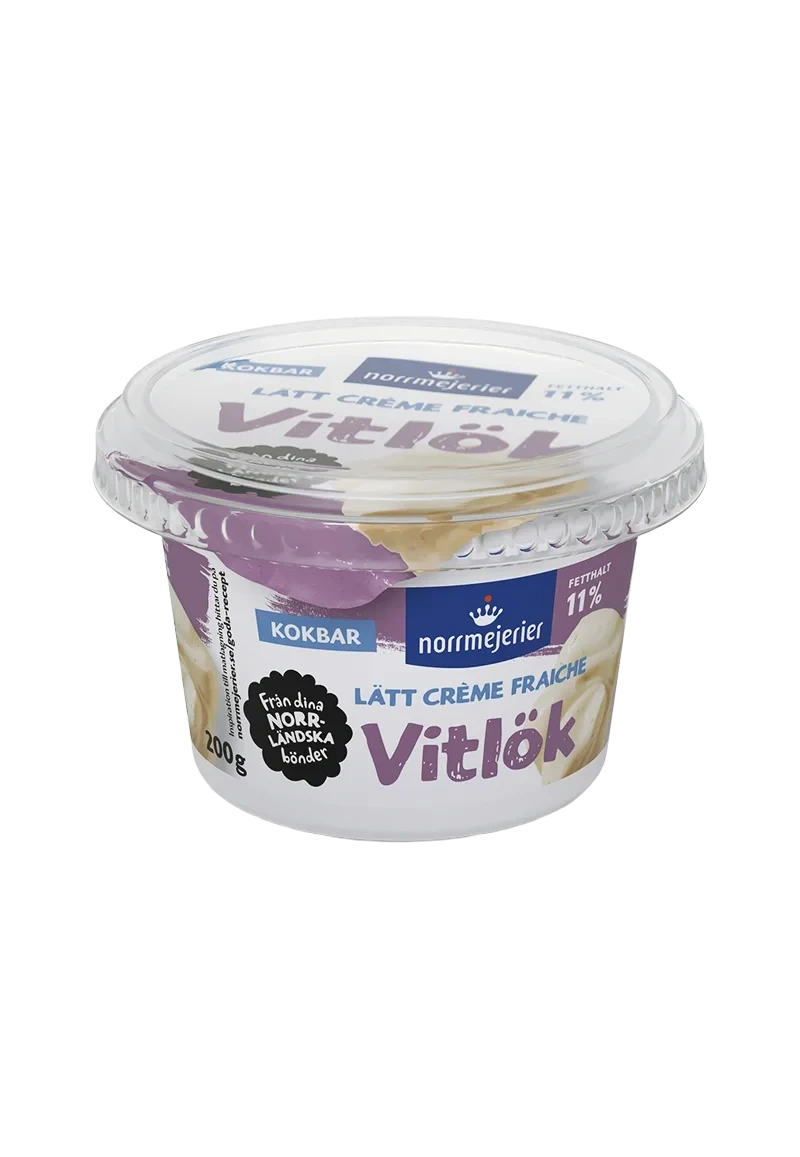 Lätt Creme Fraiche 11% Vitlök