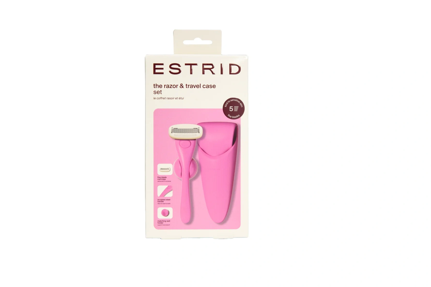 Estrid Razor & Case Set Guava