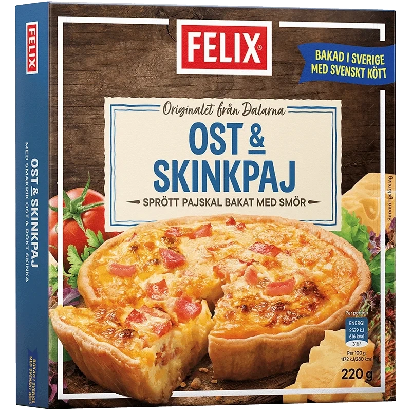 Ost/skinkpaj