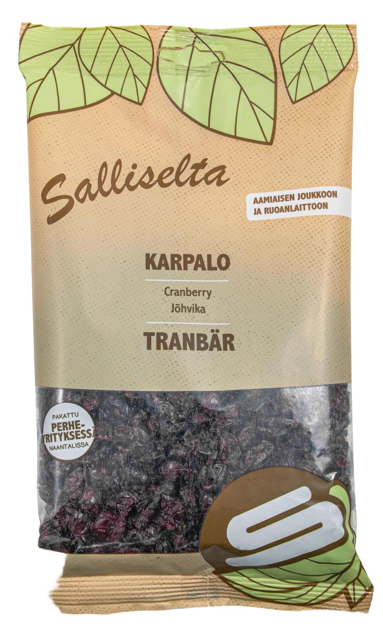 Salliselta Tranbär torkad