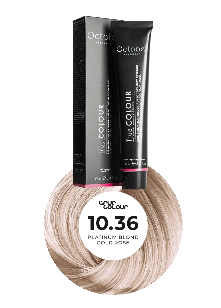 10.36 Platinum Blond Gold Rose