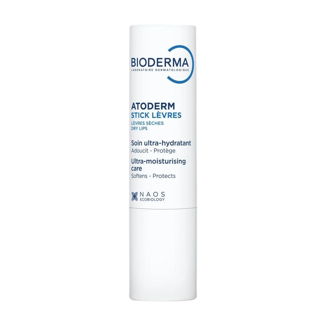 Bioderma Atoderm Stick Lèvres Leppepomade, 4 g