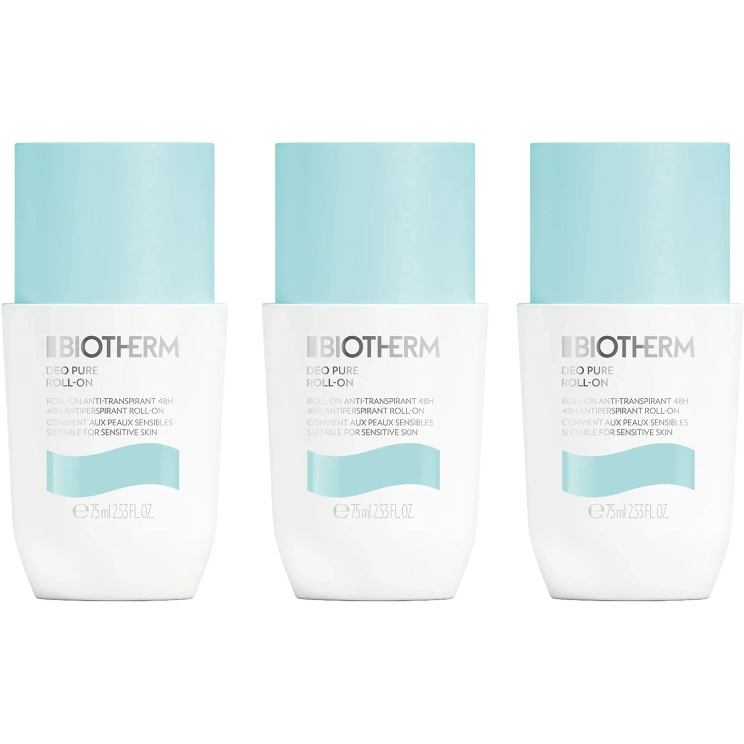 Biotherm Deo Pure antiperspirant roll-on 75 ml