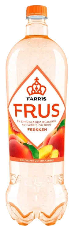 Farris Frus Fersken 1,5l flaske