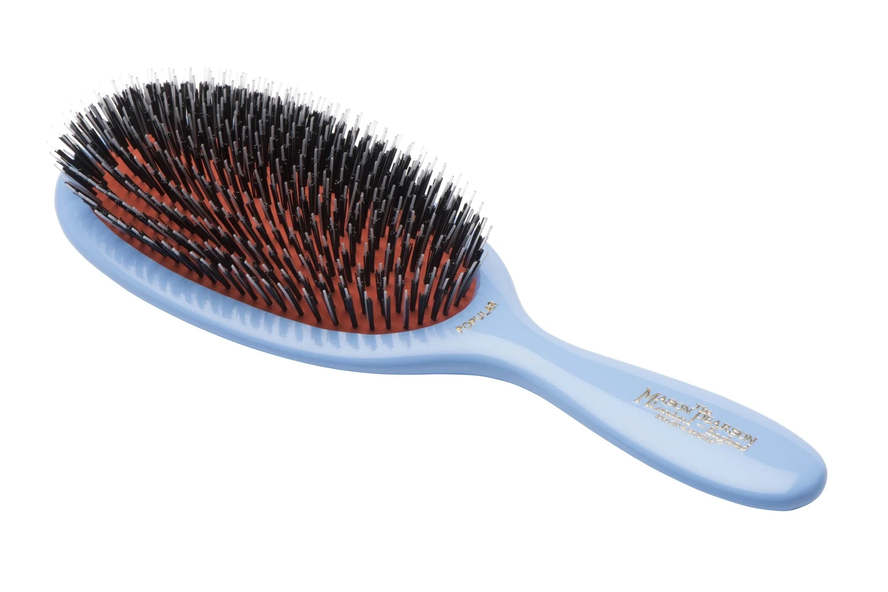 Mason Pearson BN1 - Popular Bristle and Nylon Lyseblå
