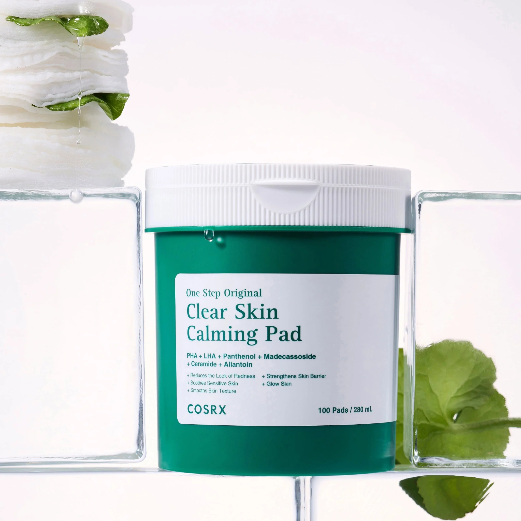 COSRX One Step Original Clear Skin Calming Pad, 100 stk.