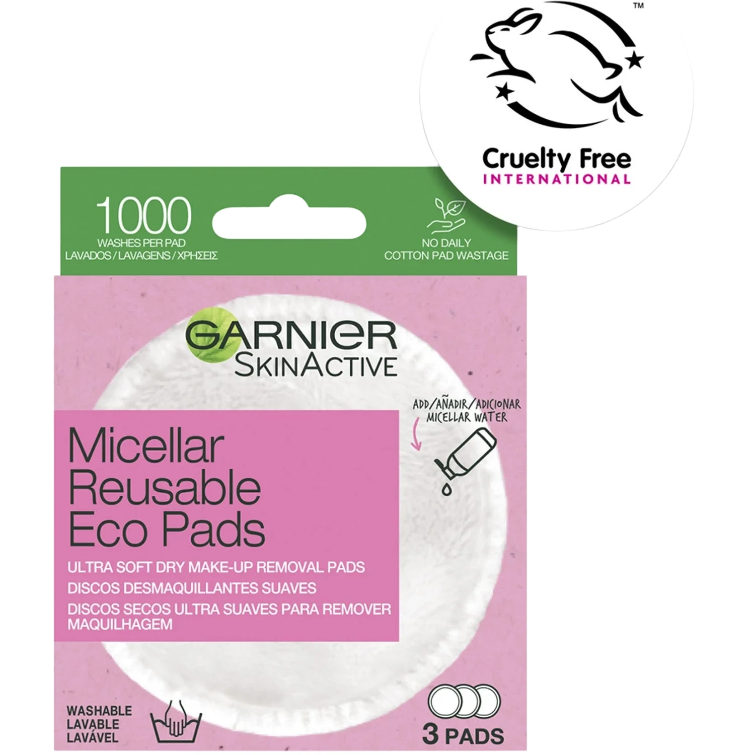 Garnier Skin Active Micellar Reusable Eco Pads