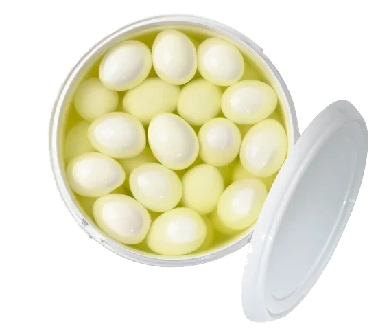 Kokta skalade ägg