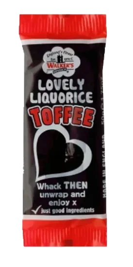 Walkers Toffee Lovely Liqorice