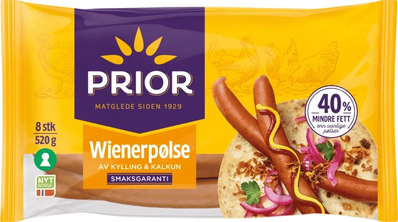 Wienerpølse Kylling/Kalkun 520g