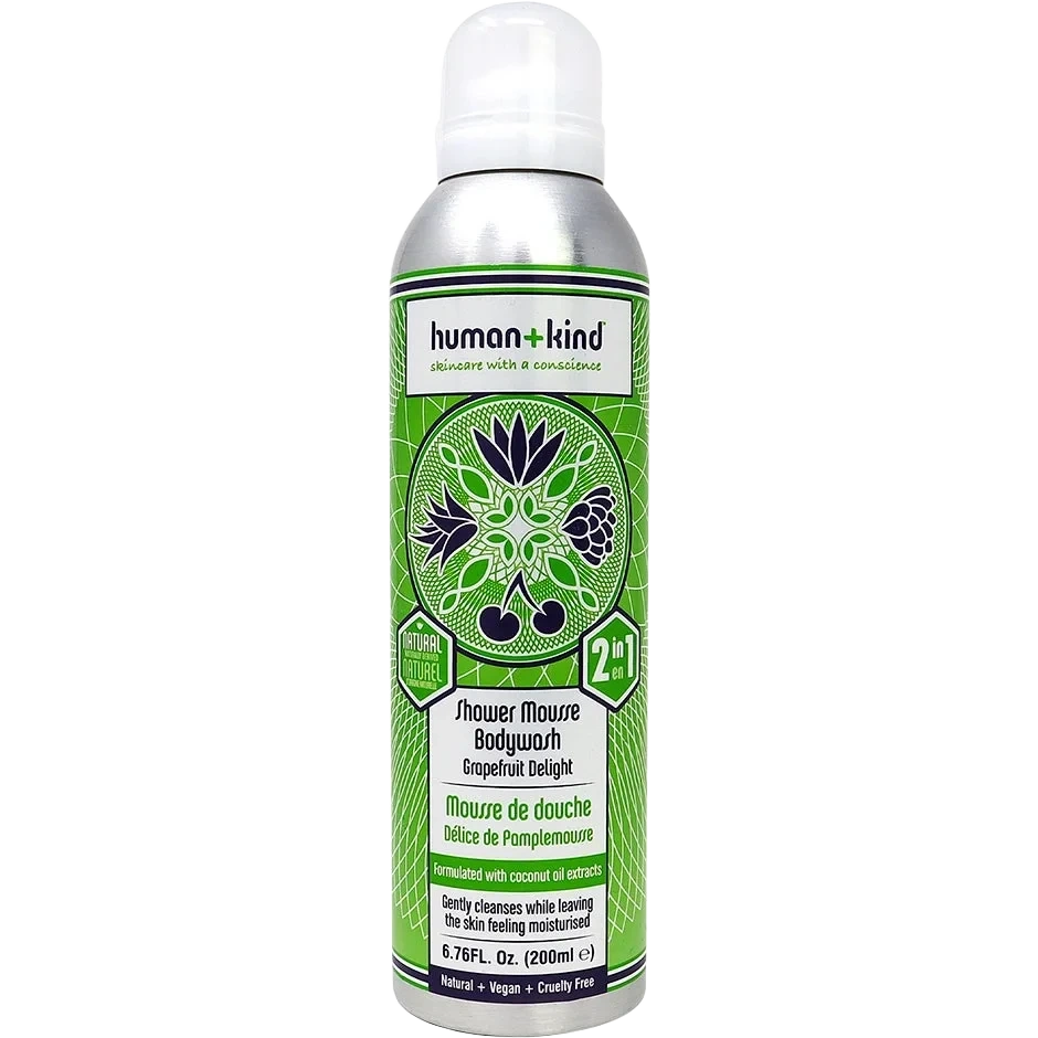Human+Kind Shower Mousse Grapefruit Delight