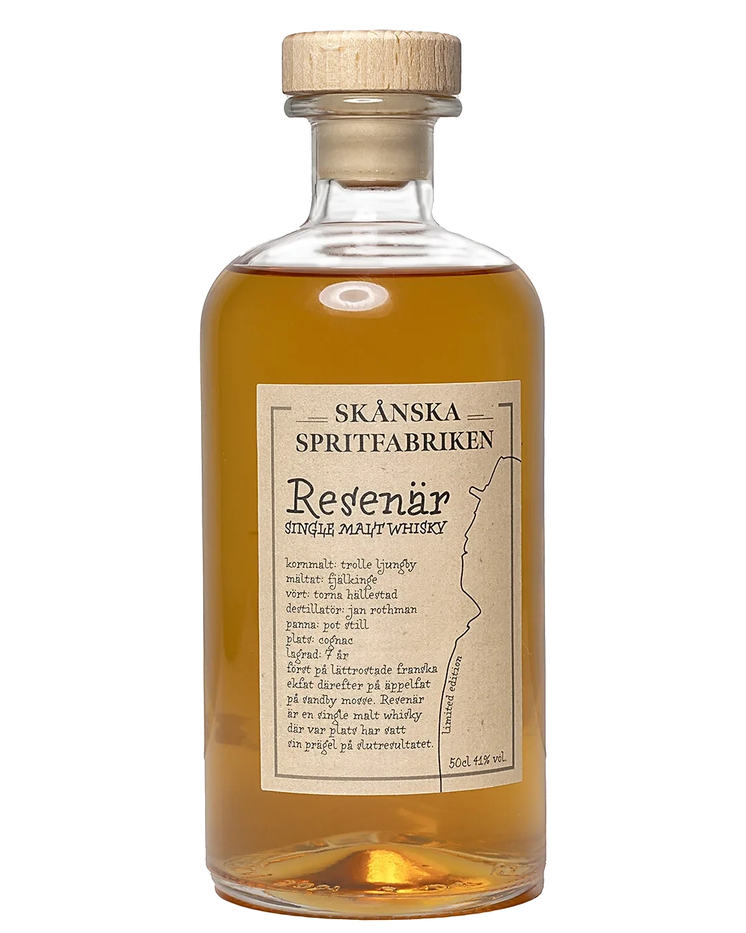 Resenären Single Malt 41% 500ml