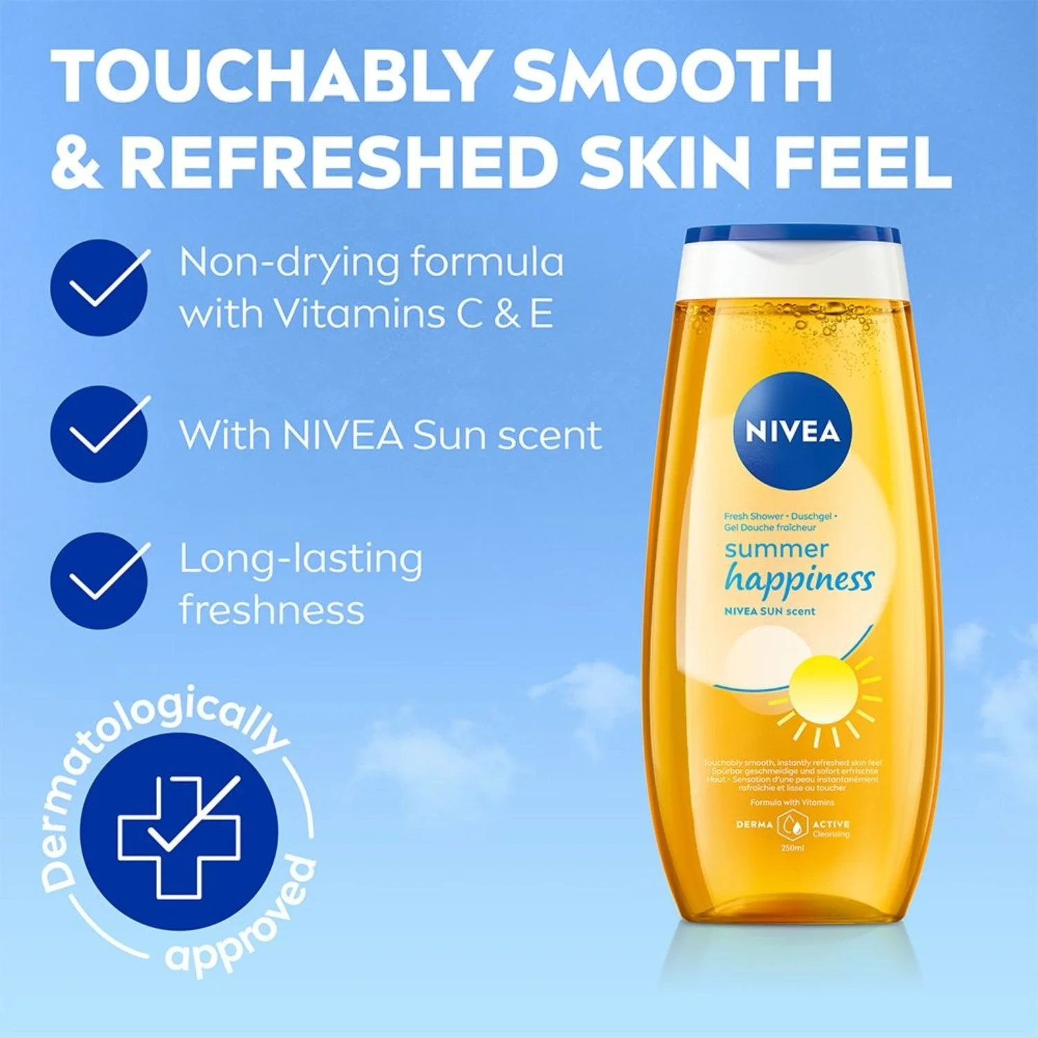 Nivea Shower Gel Summer Happiness, 250ml
