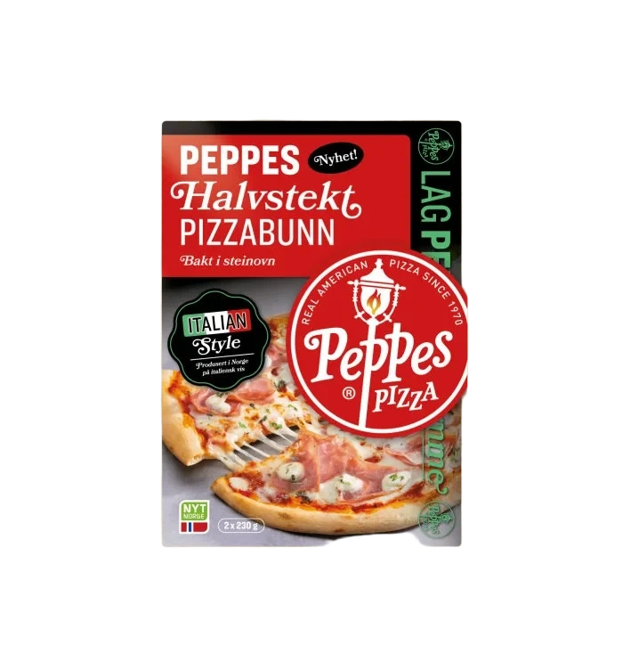 Pizzabunn Halvstekt 2x230g Peppes