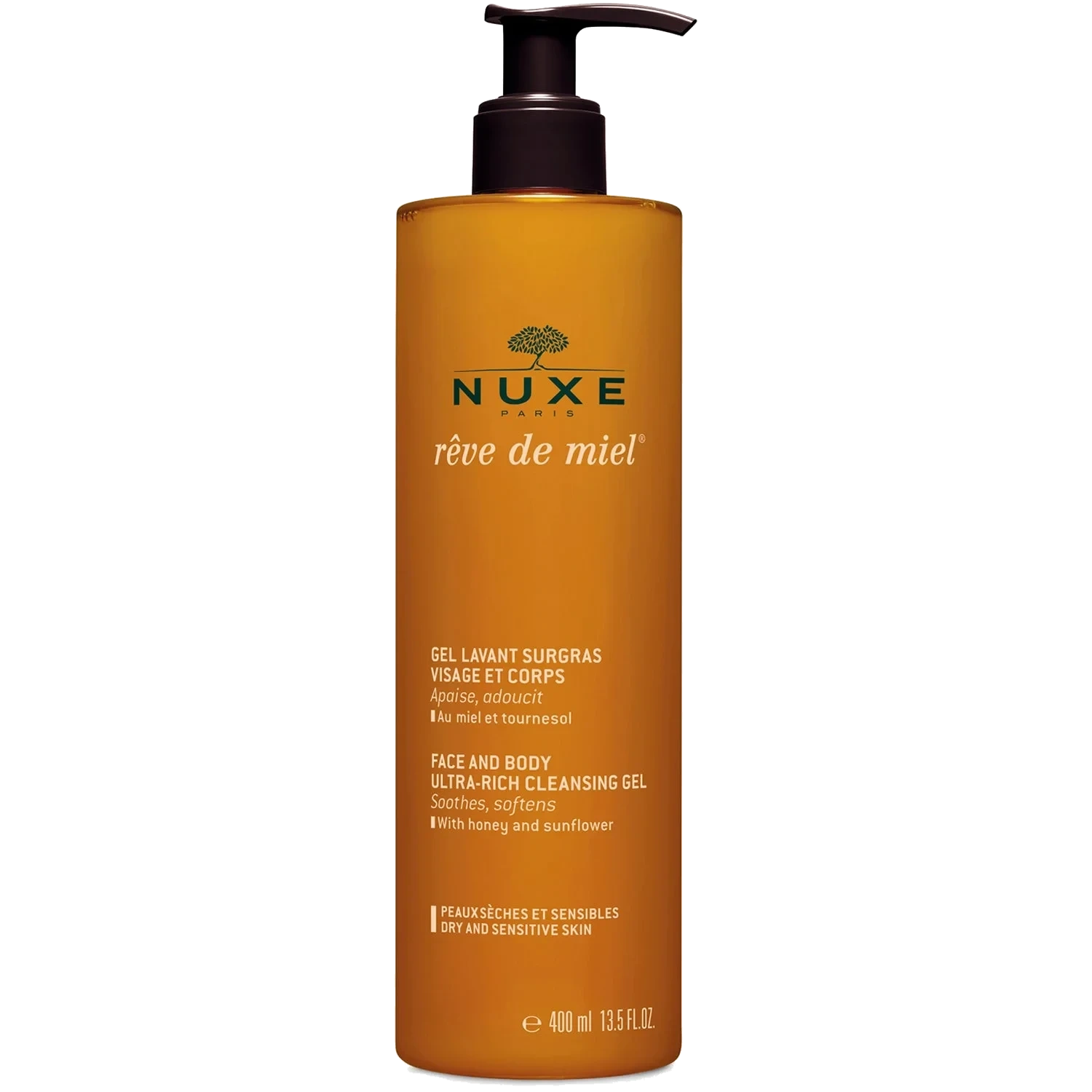 NUXE Rêve de Miel Face & Body Cleansing Gel 400 ml