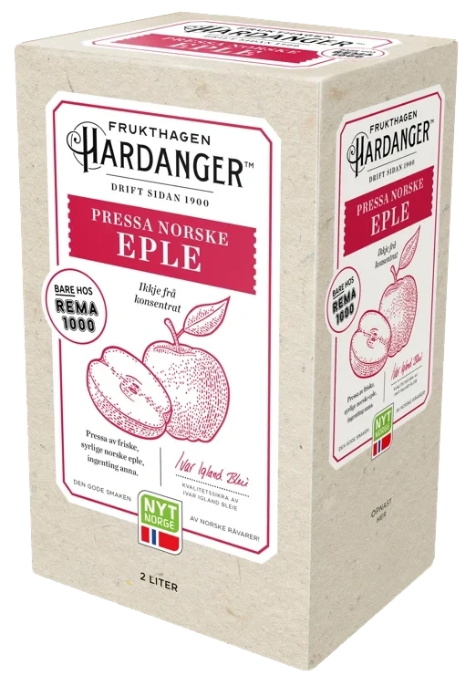 Eplejuice, norsk, bib  2l