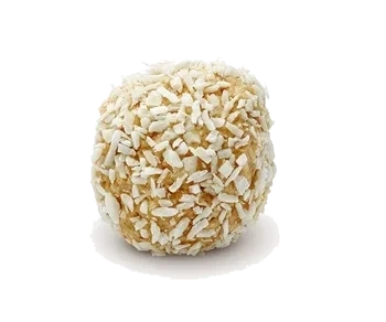 Vit chokladboll Passionfyllning