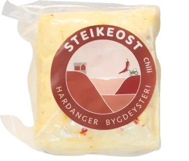 Steikeost med Chili 230g Hardanger Bygdeysteri
