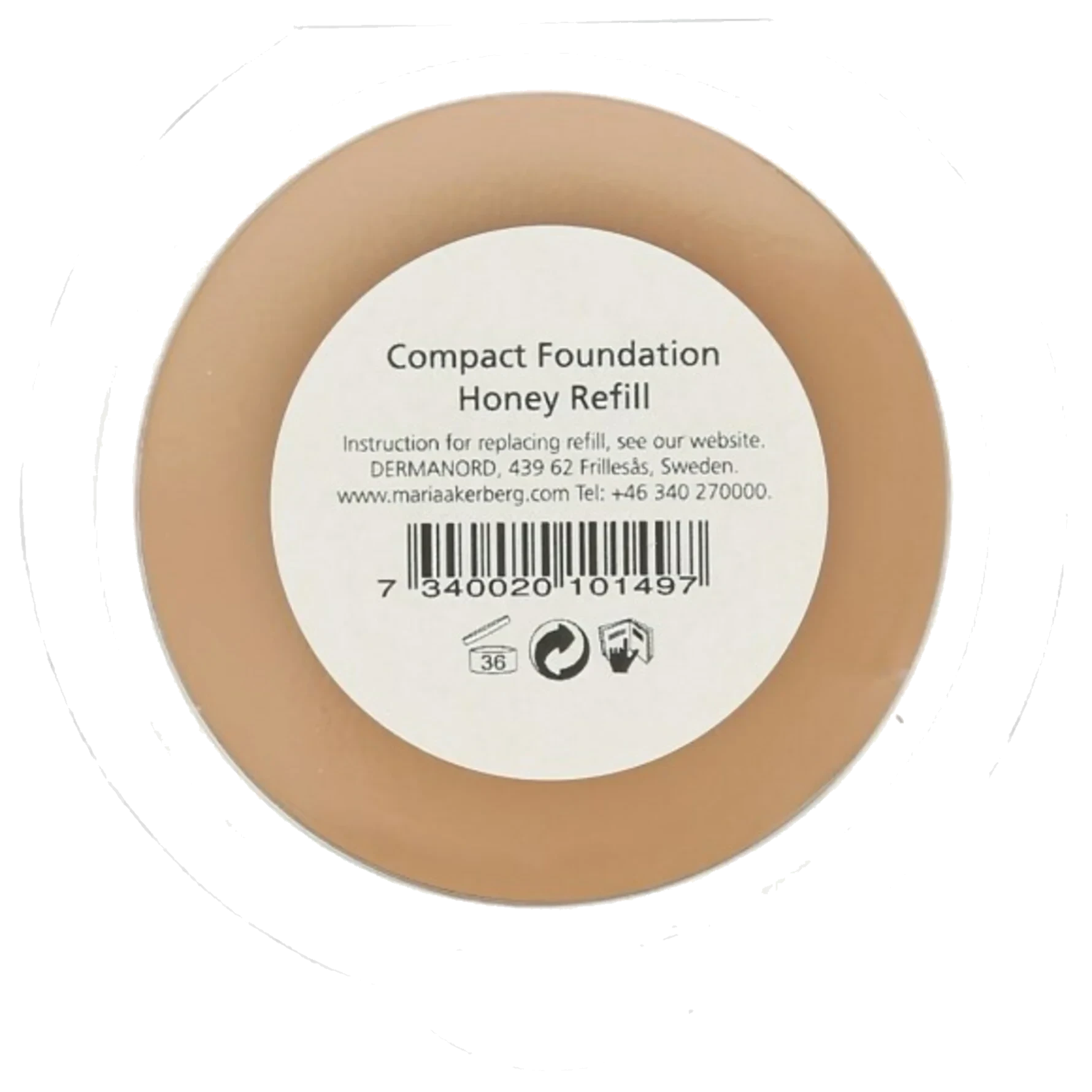 MARIA ÅKERBERG Compact Foundation Refill Sticker Honey