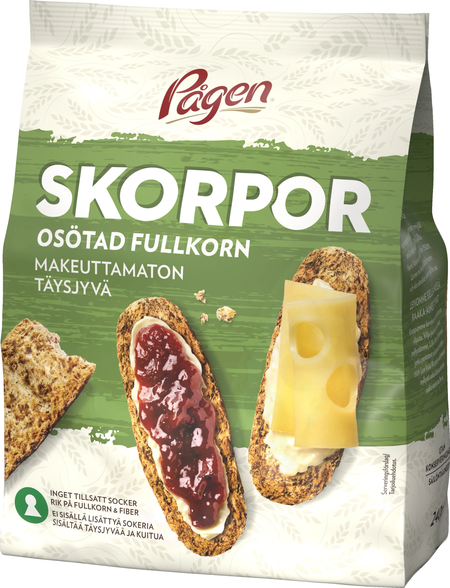 Skorpor Fullkorn 240g Pågen