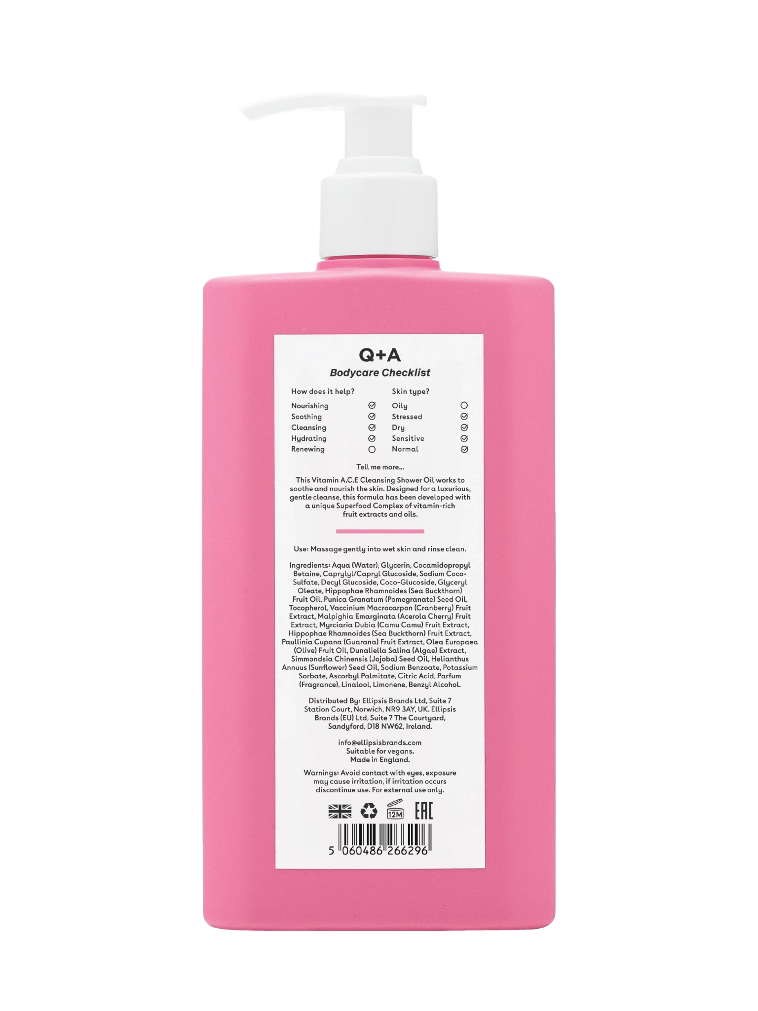 Vitamin Shower Oil