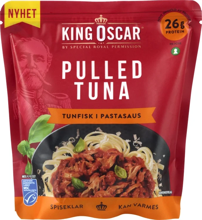 Pulled Tuna Pastasaus 200g King Oscar