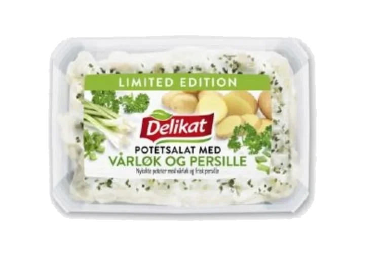 Potetsalat Vårløk& Persille 650g Delikat