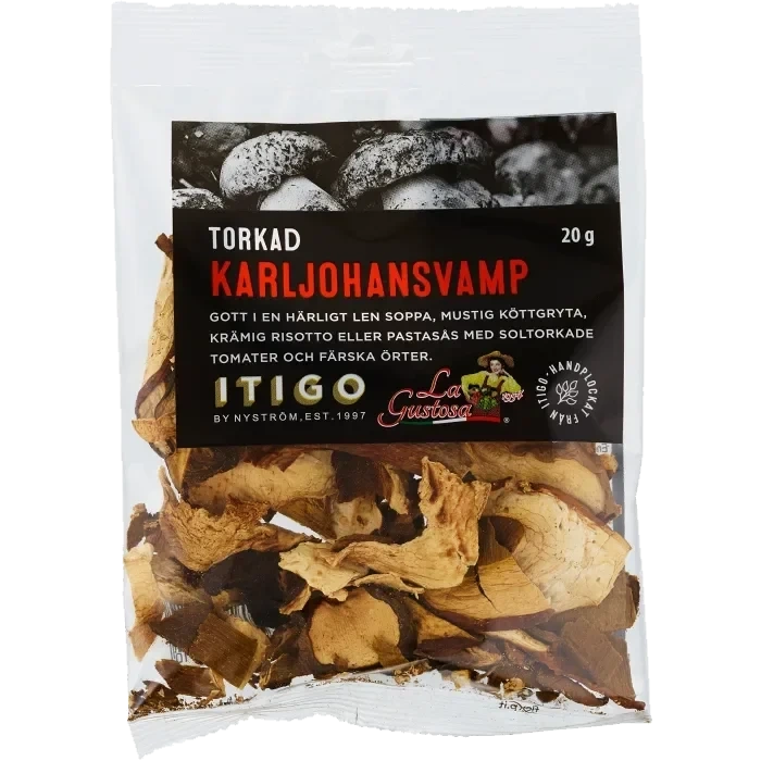 Karl Johan-svamp torkad Klass 1