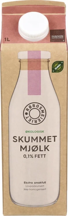 Rørosmeieriet Skummet mjølk 0,1% fett