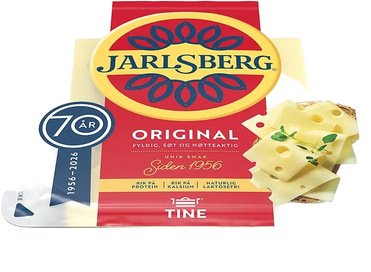 Jarlsberg 27% i skiver   250g