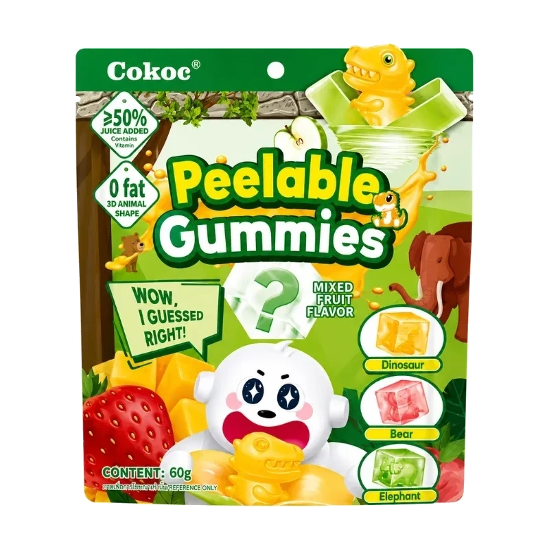Cokoc Peelable Gummies Mixed Fruit 60g