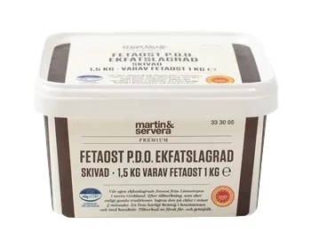 Fetaost Ekfatslagrad skivad