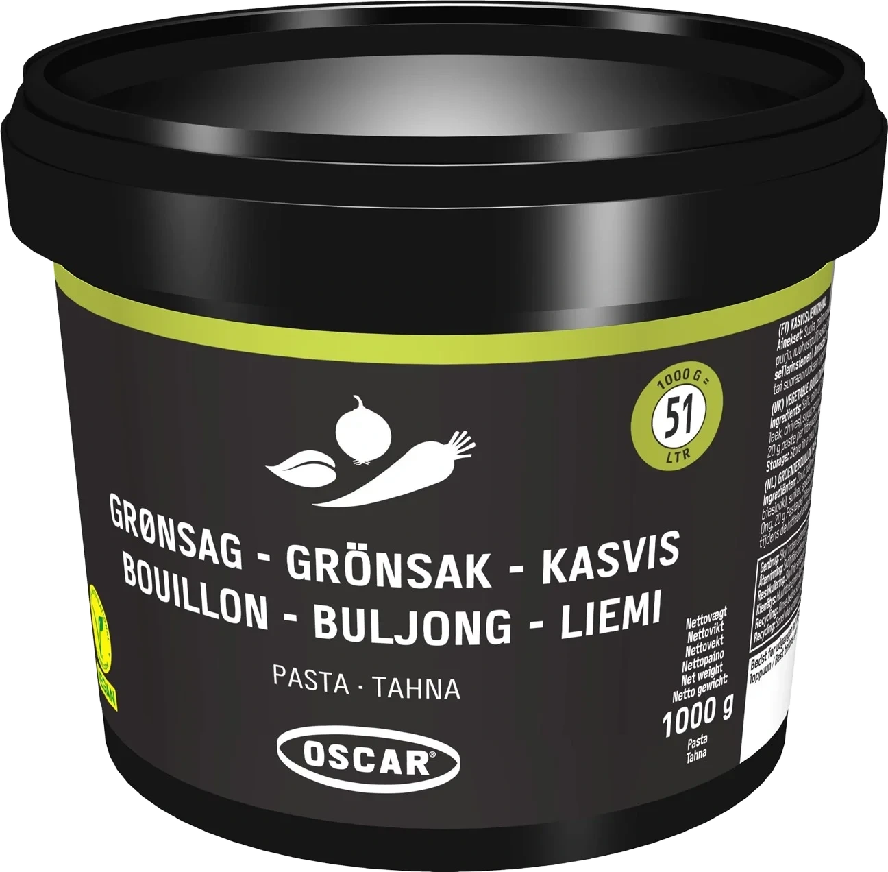 OSCAR Grönsaksbuljong pasta