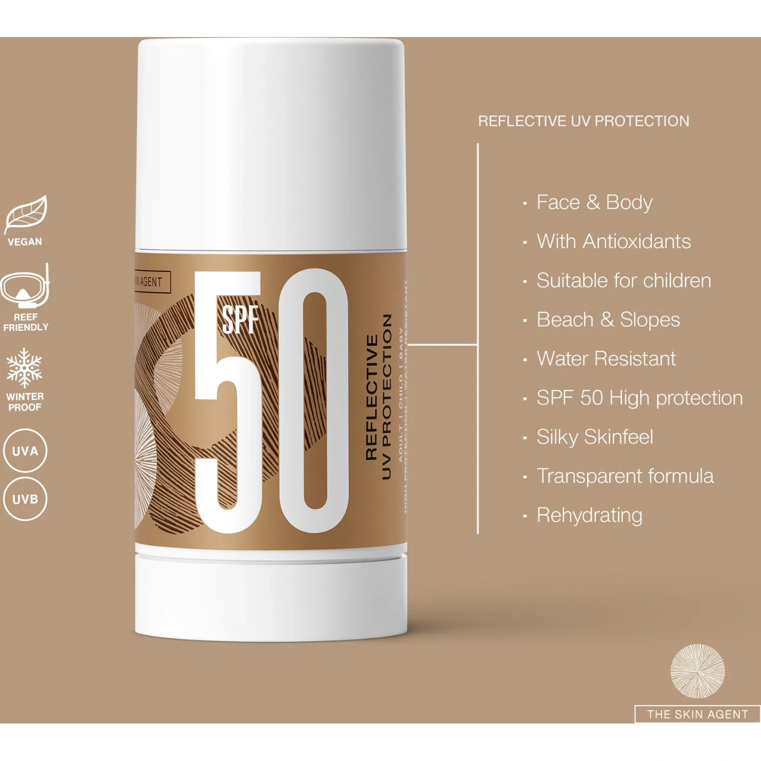The Skin Agent Reflective UV Protection SPF 50