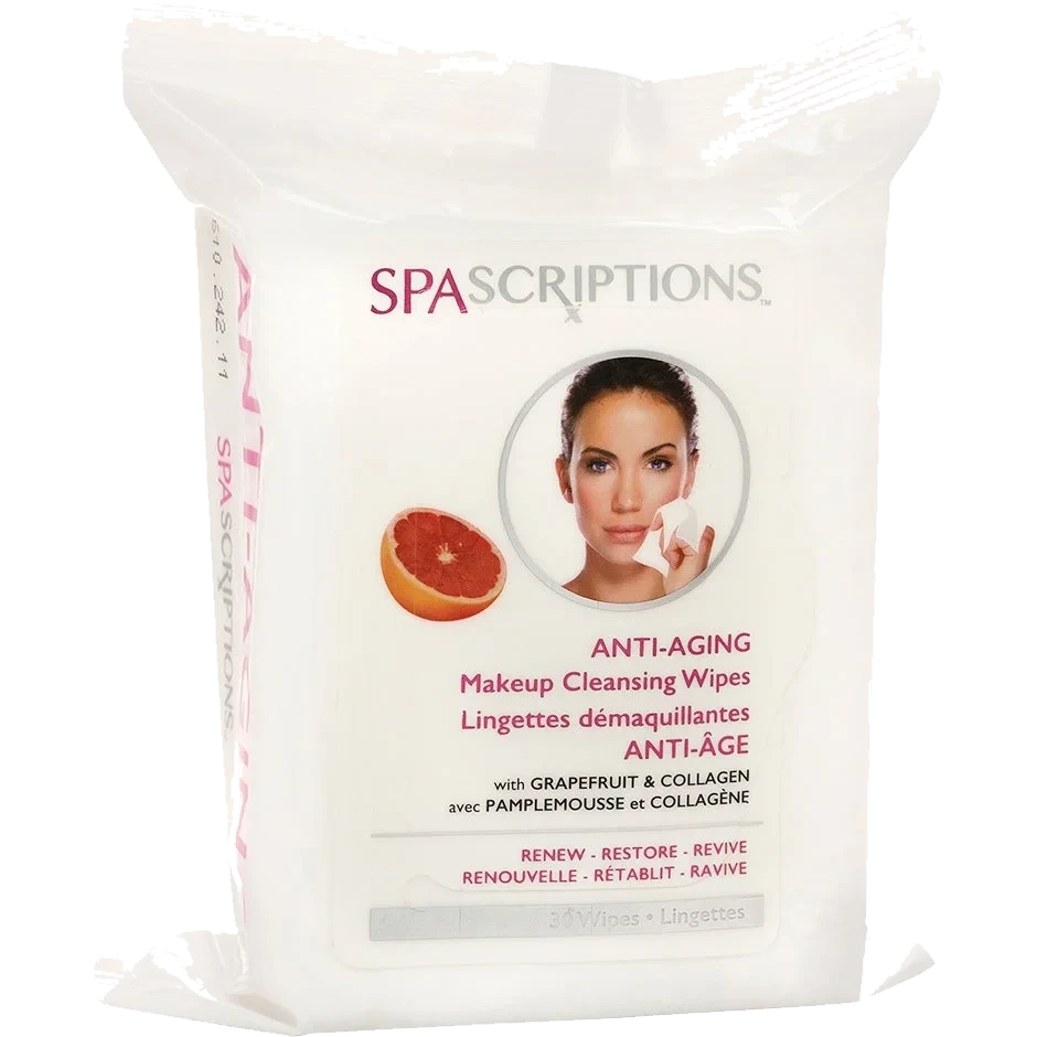 SpaScriptions Anti-Aging Makeup Cleansing Wipes