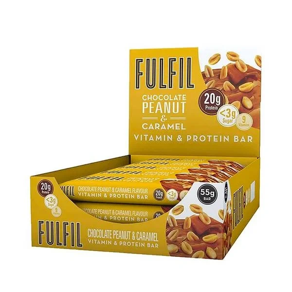 Chocolate Peanut & Caramel Protein Bar (Kartong 15stk)