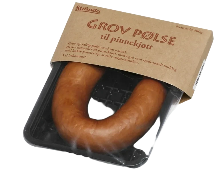 Grov Pølse 300g Stranda