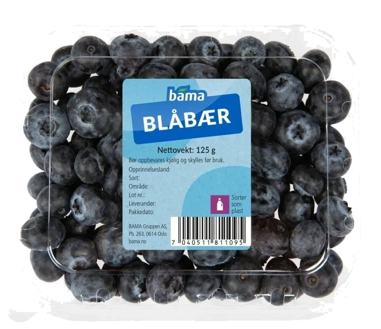 Blåbær 125gr