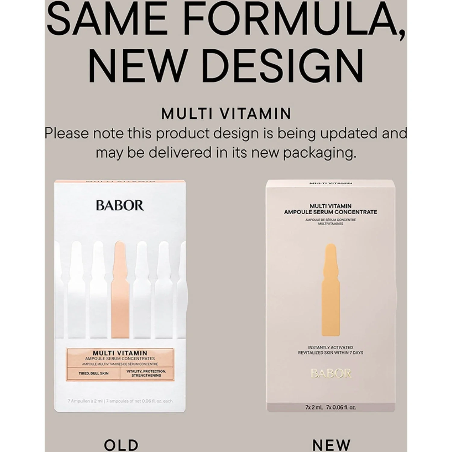 BABOR Multi Vitamin Ampoule, 7 x 2 ml