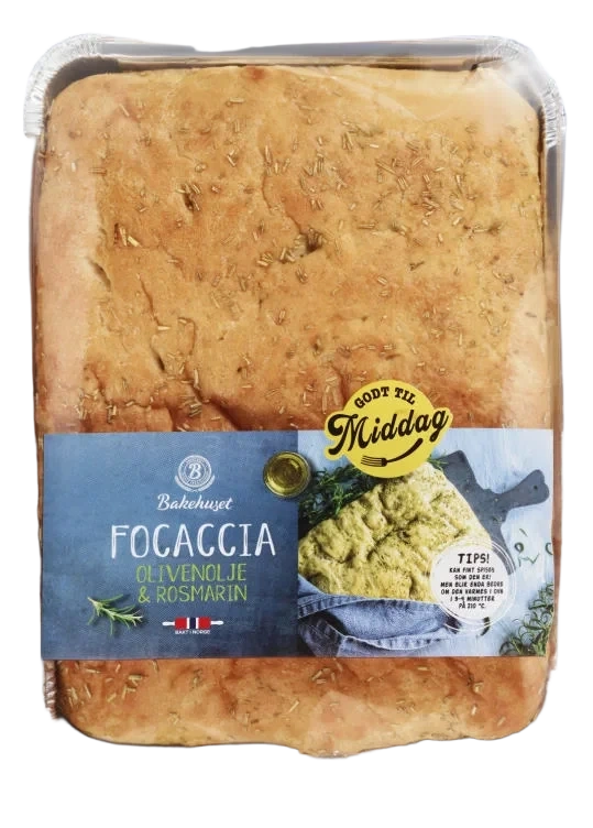 Focaccia Godt til Middag 350g Bakehuset