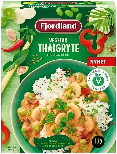 Thaigryte veg m/ris  460g