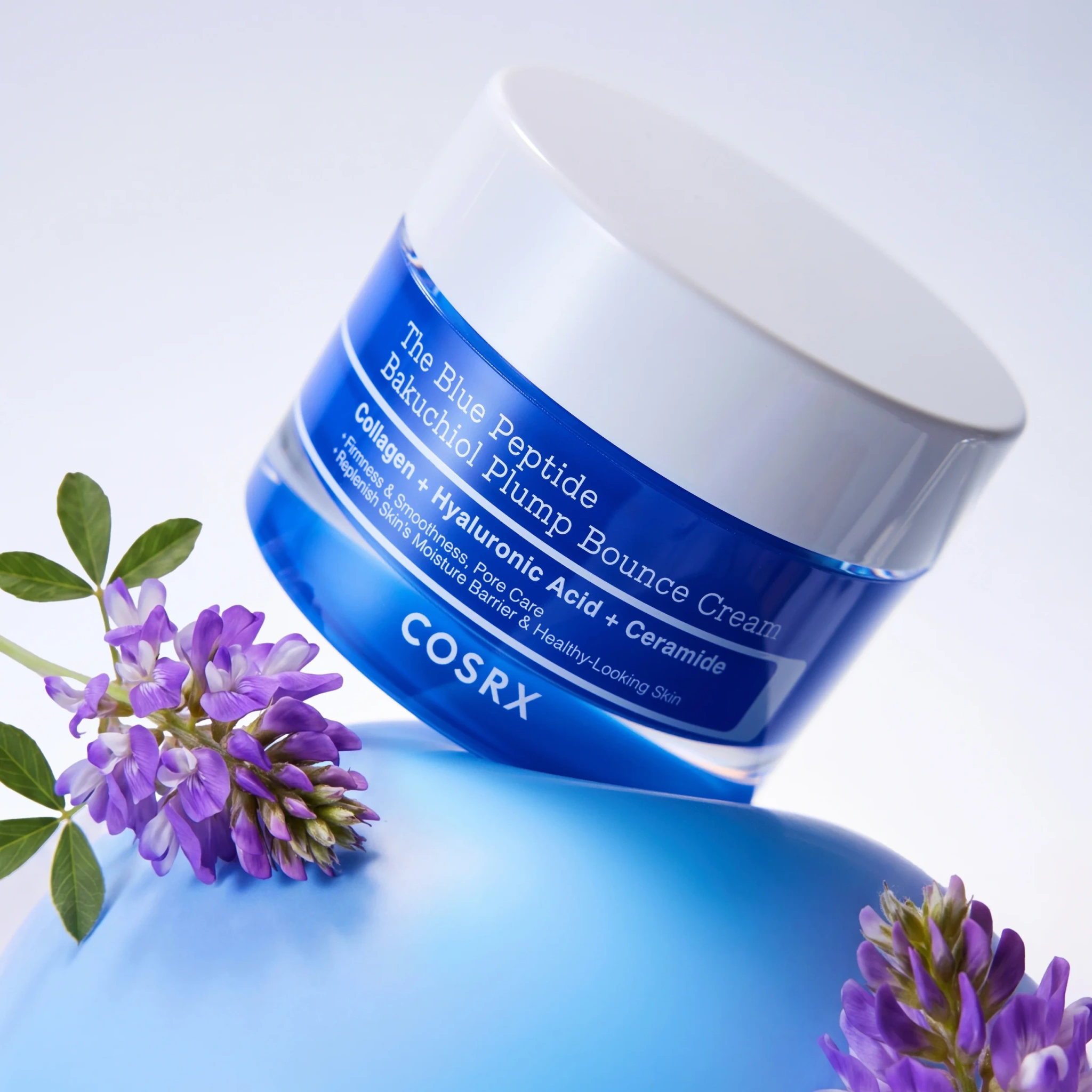 COSRX The Blue Peptide Bakuchiol Plump Bounce Cream, 50 g